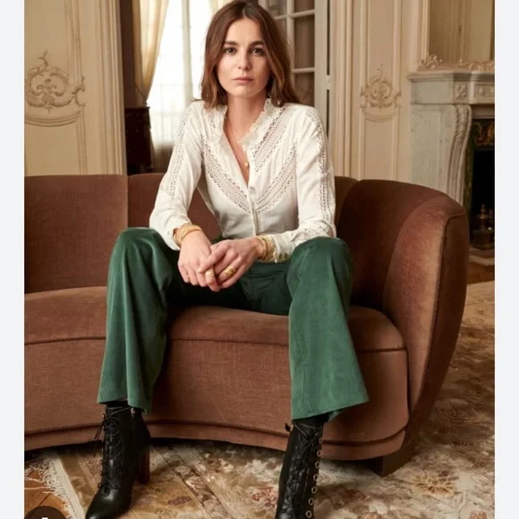 Sézane Rita Shirt in Ecru - Picture 11 of 13